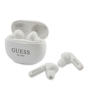 Guess słuchawki Bluetooth GUTWS1CWH TWS + stacja dokująca biały/white