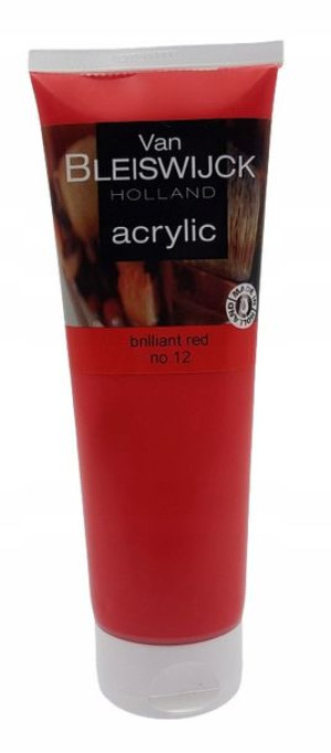 Farba akrylowa 250 ml CZERWONY CZ. BRYLANTOWA 12
