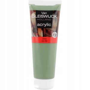 Farba akrylowa 250 ml TUBKA ZIELONA OLIWKOWY 59