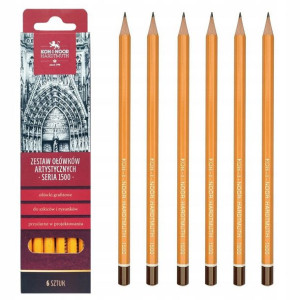 Koh I Noor Zestaw Ołówków Seria 1500 6 Szt Hb - 8b