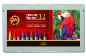 Koh-I-Noor Progresso Aquarell KREDKI AKWARELOWE 12