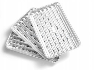 Tacki Aluminiowe Na Grill Prostokątne 3szt