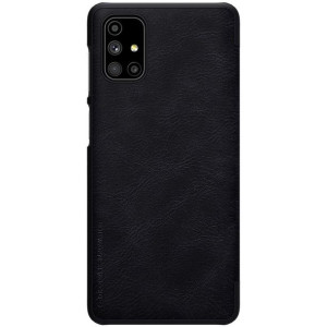 Nillkin Qin skórzana kabura etui Samsung Galaxy M51 czarny