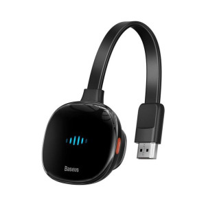 Baseus bezprzewodowy adapter WiFi - HDMI smart TV czarny (CATPQ-A01)