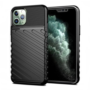 Thunder Case elastyczne pancerne etui pokrowiec iPhone 11 Pro czarny