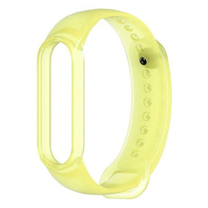 Zamienna silikonowa opaska pasek do Xiaomi Mi Band 5/6 żółty
