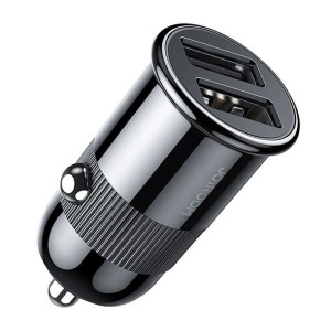 Joyroom ładowarka samochodowa 2x USB 3,1 A czarny (C-A06)