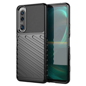 Thunder Case elastyczne pancerne etui pokrowiec Sony Xperia 5 III czarny