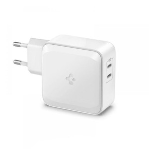 Spigen Pe2007eu Powerarc 2-port Network Charger Pd60w/qc3.0 White