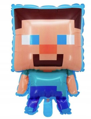 Balon Foliowy Minecraft Steve Gigant 65*43cm