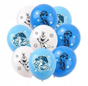 Zestaw Balonów Balony Kraina Lodu Urodziny 9 Szt