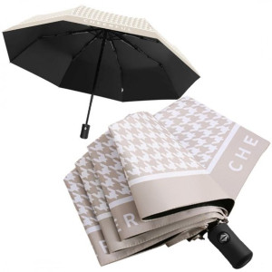 Parasol Umbrella Pepitka Kremowa Par09wz2