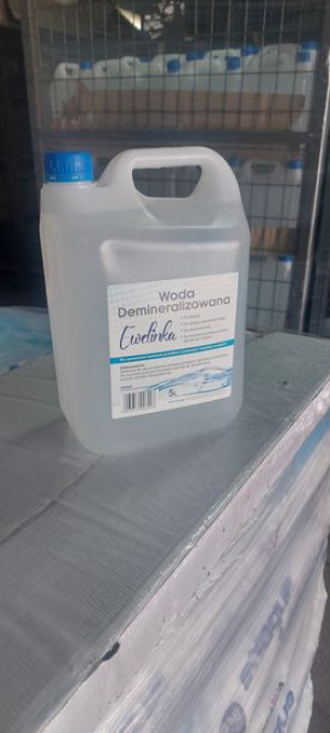 Woda demineralizowana 5L
