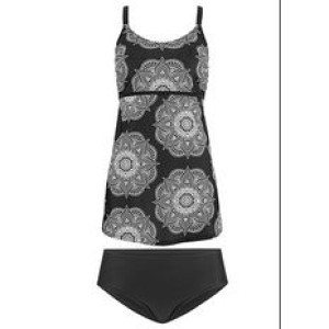 Bonprix 2 Cz Tankini Wzór Ramiączka 46 960020