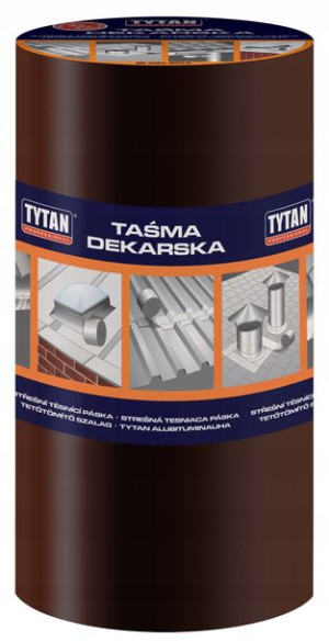 Tytan Taśma Dekarska Brąz 30cmx10m