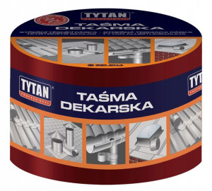 Tytan Taśma Dekarska Czerwona 10cmx10m