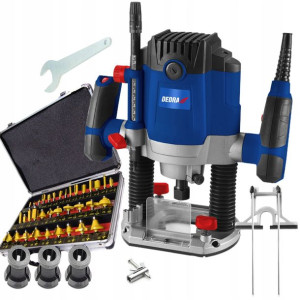 Dedra Frezarka Górnowrzecionowa 1600w +35 Frezów