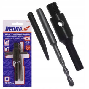 Dedra H1226 Uchwyt Sds Do Koron + Wiertło Pilot