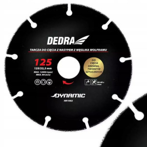 Dedra Hr1002 Tarcza Do Cięcia Drewna Tworzyw 125mm