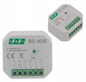 F&F Przekaźnik Bistabilny LED 16A BIS-408-LED