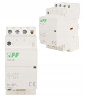 F&F Stycznik Modułowy Na Szynę TH35 25A 230V
