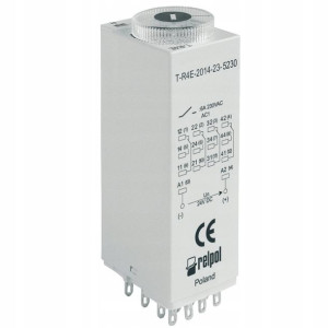 RELPOL Przekaźnik Czasowy 4P 6A 230V AC