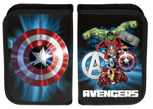 Avengers Piórnik Dwuklapkowy Wyposażony Marvel Chłopięcy