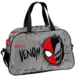 Venom Spiderman Torba Sportowa Basenowa Podróżna Szara