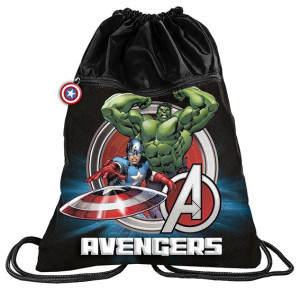 Avengers Worek Sportowy Na Obuwie Wf Czarny