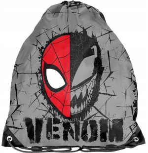 Spiderman Venom Worek Sportowy Na Obuwie Wf Szary
