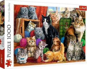 Puzzle Trefl 1000 10555 Kocie Spotkanie