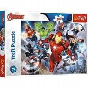 Puzzle Trefl 200 13260 waleczni avengersi