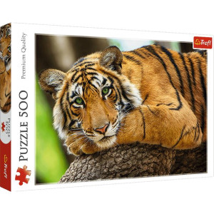 Puzzle Trefl 500 37397 portret tygrysa
