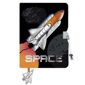 Pamiętnik Z Kłódką Notes Zeszyt W Linie Space Kosmos