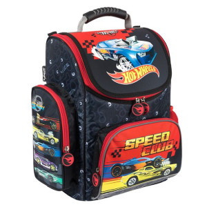 Hot Wheels Tornister Szkolny Chłopięcy Czarny