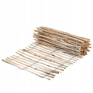 Płot Ogrodowy Leszczynowy Ogrodzenie 500x120 4-6cm