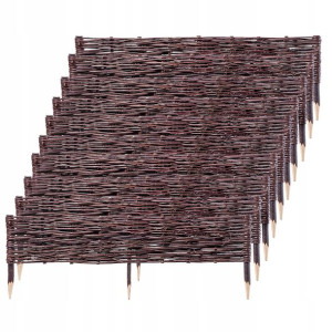 Palisada Wiklinowa Płotek 100x30cm Obrzeże 10szt