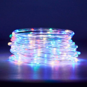 Lampki LED łańcuch sznur wąż ślub wesele 10m 100LED multikolor