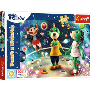 Puzzle Trefl 100 14824 glitter trefliki