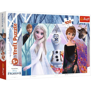 Puzzle Trefl 100 16418 zaczarowana kraina Frozen II