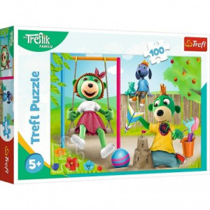 Puzzle Trefl 100 16422 Zabawne Trefliki