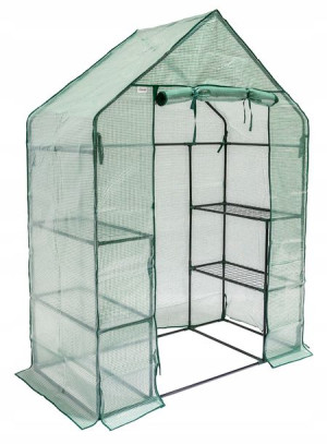 Szklarnia ogrodowa, domek 143x73x195 - zielona