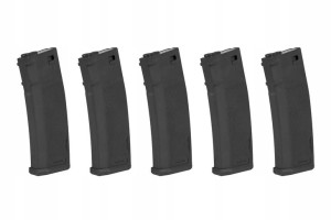Zestaw 5 magazynków S-Mag Mid-Cap na 125 kulek