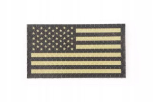 Naszywka IR - Flaga USA lewa - tan