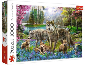Puzzle Trefl 1000 10558 Wilcza Rodzina