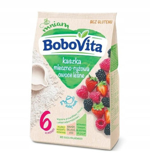 BOBOVITA kaszka mleczno-ryżowa OWOCE LEŚNE 230g