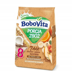 Kaszka BoboVita Porcja Zbóż 7 zbóż owocowa 210g