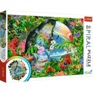 Puzzle Trefl 1040 40014 tropikalne zwierzęta