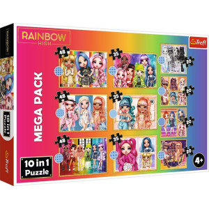 Puzzle Trefl 10w1 96000 Rainbow High
