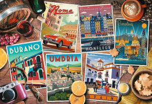 Puzzle Trefl 1500 26199 Podróże po Europie
